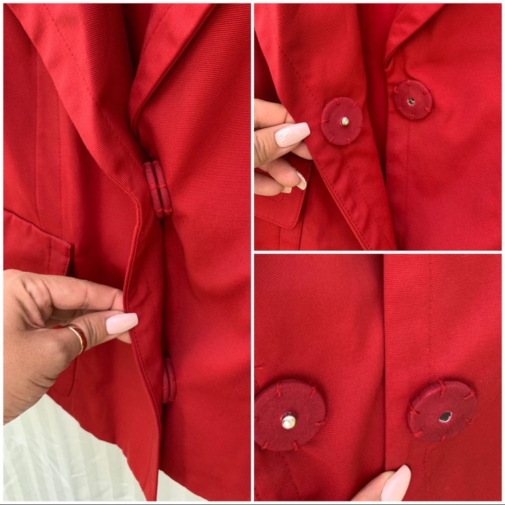 🌹 Alfani Petite Jacket Coat | Romatic Red | 🌹 - Picture 4 of 8